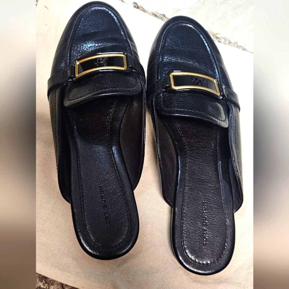 Tory Burch Black Loafers